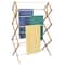Household Essentials Large Bamboo Folding Clothes Drying Rack